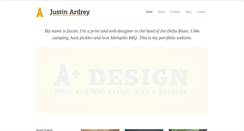 Desktop Screenshot of justinardrey.com